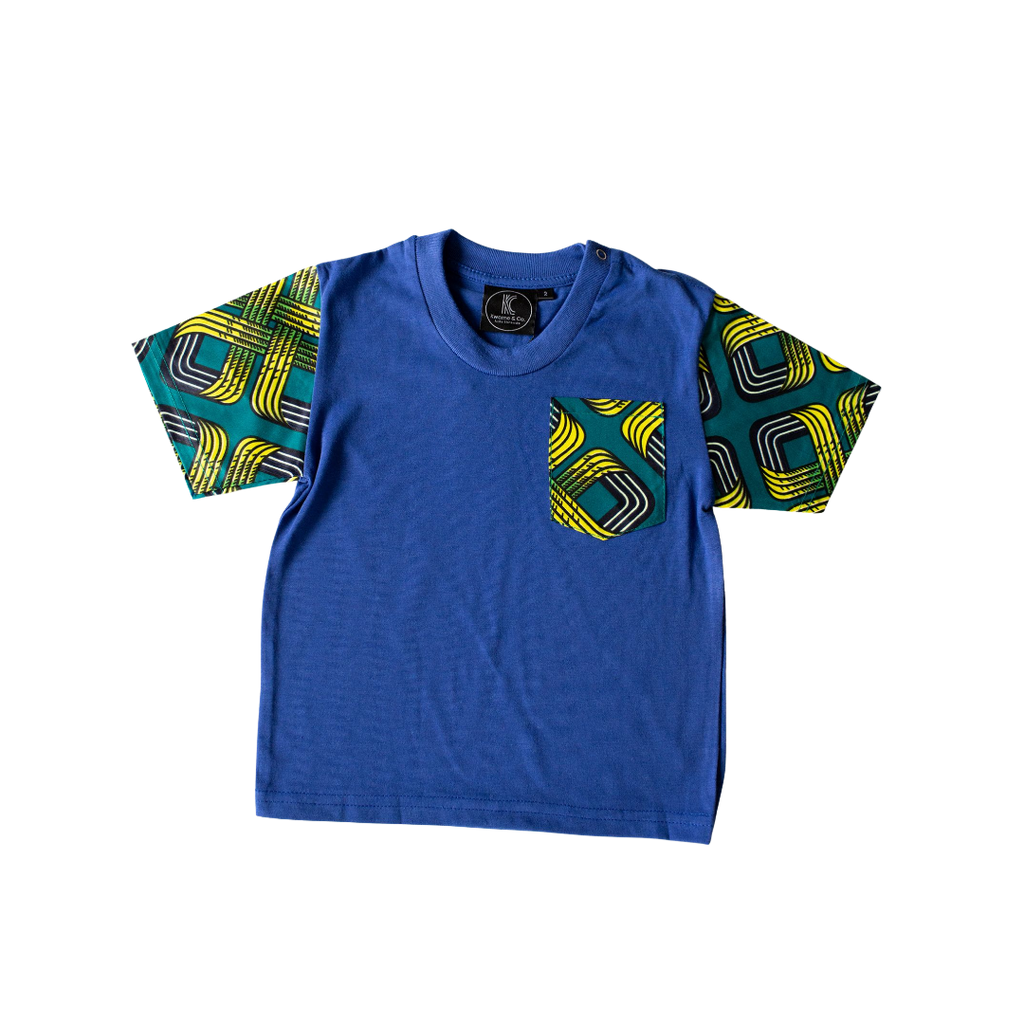 'Amenshi' T-Shirt – Blue