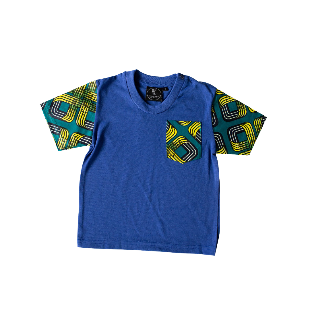 'Amenshi' T-Shirt – Blue