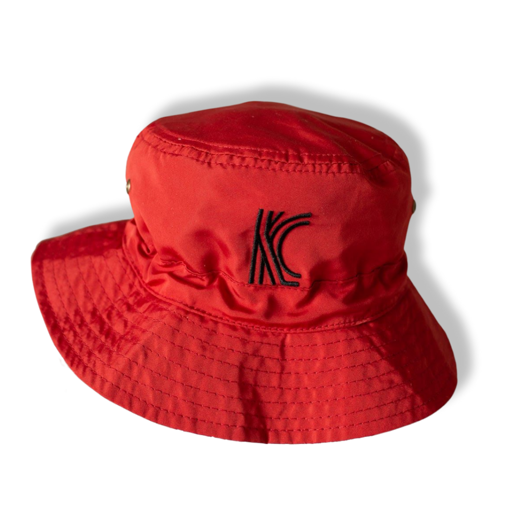 Reversible Bucket Hat – Ankara Print x KC Signature Red