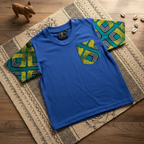 'Amenshi' T-Shirt – Blue